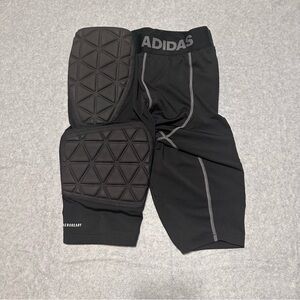 Adidas Aeroready Girdle Padded Football Compression Shorts Men’s Medium Black
